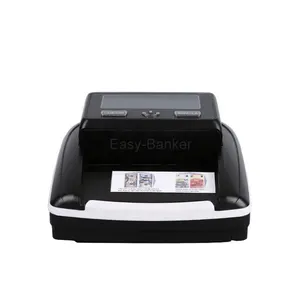 DC-130 Electronic Mini Money Detector Banknote LCD Screen Display UV MG Integrated Automatic Currency Counterfeit Detector