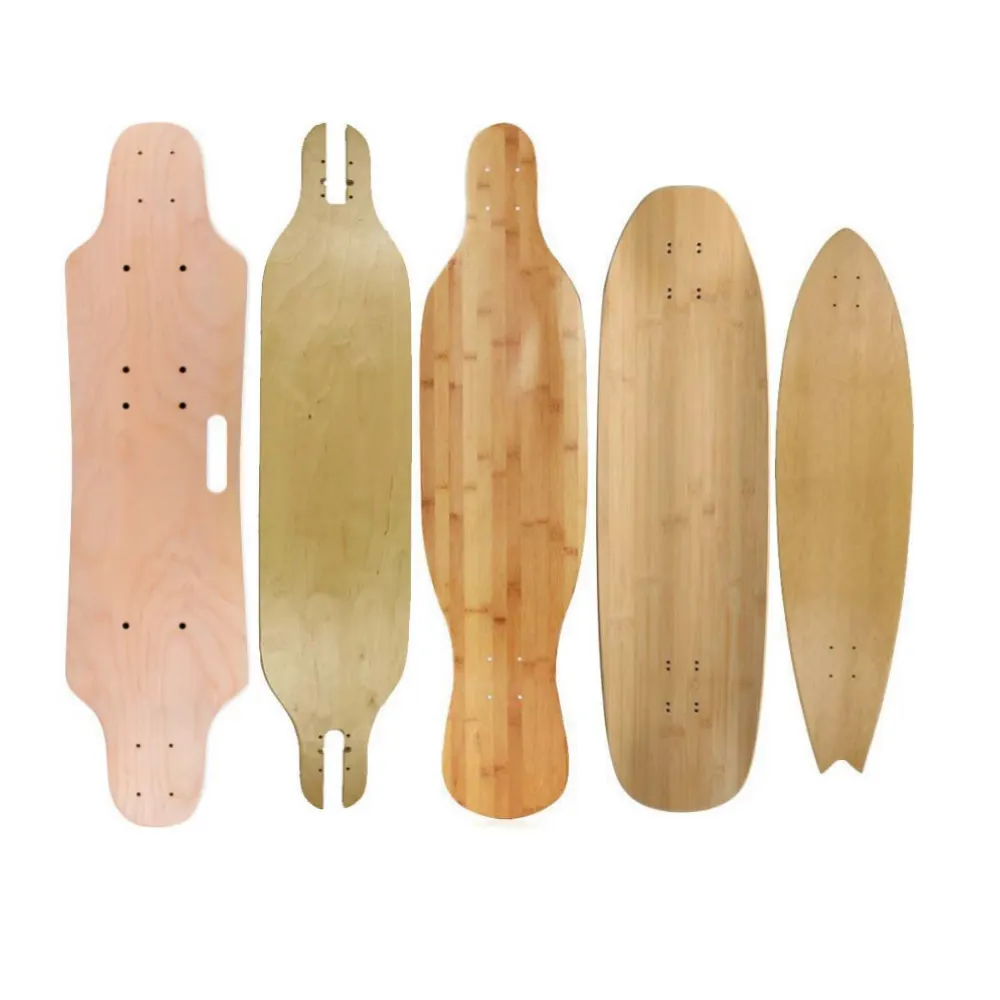 China Wholesale 1-7 veneer deep concave custom size ply 7.5 inch Canadian Maple Skate Board Decks