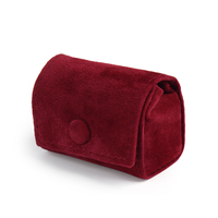Boîte à bague de fiançailles en velours de luxe personnalisée en stock, petite boîte à bague, boîte à boucles d'oreilles, pochette à bijoux