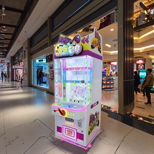 Mini machine à boules porte-bonheur pour célébrités d'Internet, commerciale, à monnayeur, en plastique, avec code QR, pour cadeaux, garantie 1 an, version anglaise - Product Image 1