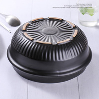Bol à Bibimbap coréen en céramique premium, pot en pierre pour riz mélangé, casserole commerciale pour nouilles de riz, bol à soupe de kelp avec plateau en mélamine