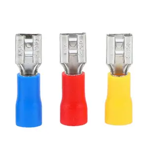 FDD2-250 FDD Insulated Electrical Crimp Female Terminal For 1.5-2.5mm2 Cable Connectors Cable Connector