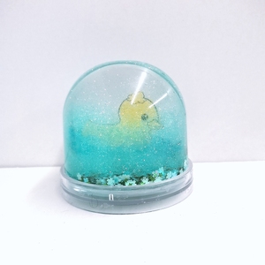 Cadre d'insertion LED DIY pour globe à neige en verre transparent, style artisanat en plastique - Product Image 4