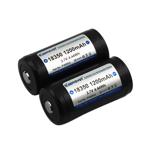 Keeppower แบตเตอรี่ลิเธียมไอออน P1835C2 <span class=keywords><strong>18350</strong></span> 1200มิลลิแอมป์ชาร์จซ้ำได้ปลอดภัยสำหรับไฟฉาย - Product Image 3
