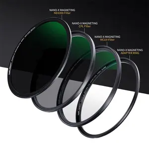 K & F konsept kamera lens filtresi üretim dslr lens filtre halkaları manyetik lens filtresi