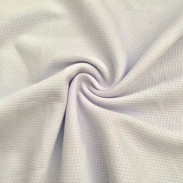 Free Sample Breathable Anti-Pill Lightweight Tear Resistant Knitted 100% Polyester Mesh Fabric for Women Men Garment Activewear