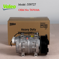 Compresseur de climatisation Valeo TM21 d'origine, neuf, référence 559727, référence OE T67018A, unité principale 12V 7PK 127mm, montage direct, pompe 3EYES pour machines