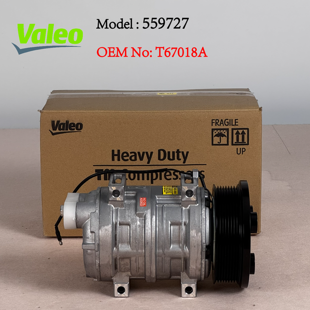 Brand New Genuine OEM Valeo TM21 AC Compressor 559727 OE T67018A Main Unit 12V 7PK 127mm Direct Mount 3EYES Pump for Machinery