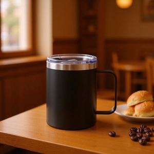 Double-layer 304 Stainless Steel Vacuum Insulated <b>Gift</b> Thermos Cup 12oz Office Mug Coffee <b>Large</b> Capacity - Product Image 2
