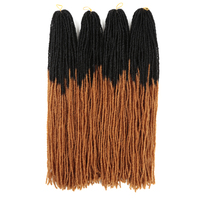 Extensions de cheveux synthétiques au crochet : Faux Locs Sister Lock, Mini Locs, Dreadlocks au crochet, Faux Locs Goddess, Cheveux doux