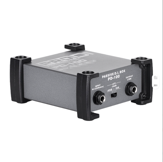 PASSIVE Direct Box XLR Inputs Di Boxes Support for Guitar Bass Instruments Injection Active Di Box for Thru & XLR Outputs