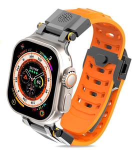 Bracelet en silicone parfumé Upro Aroma pour Apple Watch Ultra 2/1 Series 10 9 49mm 46mm 45mm, bracelet aromathérapeutique tendance - Product Image 5