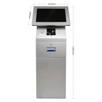 Distributeur automatique de billets pour les files d'attente de concert avec QR Scanner Caméra NFC auto-enregistrement dans les kiosques de paiement à écran tactile des hôtels