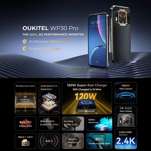 Global Oukitel WP30 Pro 12G 512G 11000MAh 6.78 นิ้วจอแสดงผล 2.4K 108MPกล้องขนาด <span class=keywords><strong>8050</strong></span> 5Gโทรศัพท์ - Product Image 2