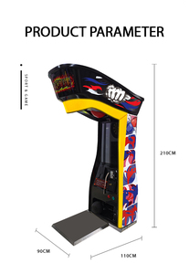 Équipement de parc d'attractions à pièces poinçonnage coup de pied jeu d'arcade Machine de <span class=keywords><strong>boxe</strong></span> à vendre - Product Image 2