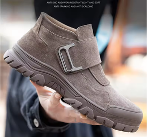 <span class=keywords><strong>Scarpe</strong></span> da lavoro in <span class=keywords><strong>pelle</strong></span> <span class=keywords><strong>scamosciata</strong></span> Unisex JIANKUN <span class=keywords><strong>scarpe</strong></span> da lavoro in acciaio Anti-puntura Anti-foratura per l'inverno primavera autunno - Product Image 3