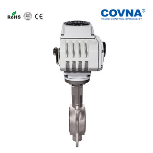 Covna Electric Wafer Butterfly Valve 50mm 304 Stainless Steel Bidirectional Soft <b>Seal</b> For Water Steam Oil - Product Image 3