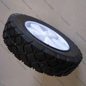 Rueda de neumático de goma sólida de 8 pulgadas de alta resistencia al desgaste para Carro con llanta de plástico 8 "X <span class=keywords><strong>2</strong></span>,<span class=keywords><strong>2</strong></span>" - Product Image 5