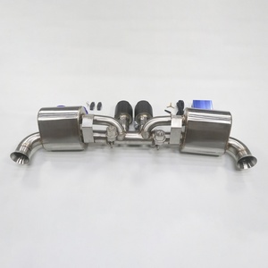Performance Catback Exhaust for Porsche 911 991.1/991.2 GT3 4.0L Stainless Steel Valved Muffler Axle Back - Product Image 2
