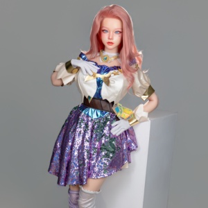 Roboter-Hausfrau Erwachsenen-Sexpuppe für Männer 100% Wasserdicht Hautfarben Silikon Realistischer Kopf Offener Po-Design Große Brüste CE-Zertifiziert - Product Image 4