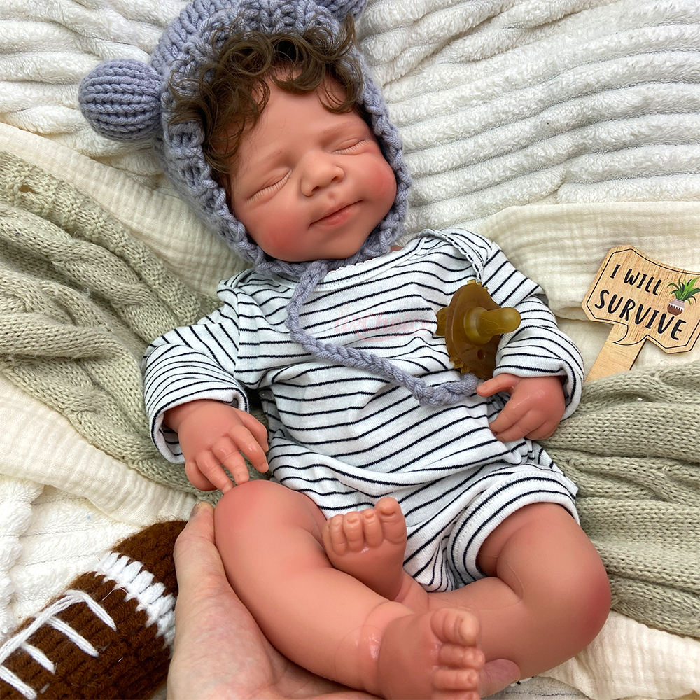 Open Mouth Girl with Hair