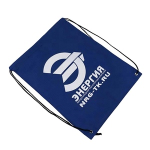 Sac à cordon en polyester recyclé de haute qualité avec logo personnalisé en gros - Product Image 5