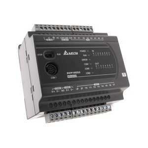 En Stock, PLC De-lta DVP16ES200T Serie DVP-ES2, 16 E/S, 8 Entradas Digitales, Salida de Transistor, 100-240VAC - Product Image 1