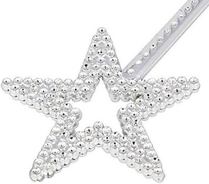Vente chaude Star Wand Elf bâton ange fée princesse bâton magique Halloween fête d'anniversaire 13 pouces or argent arc-en-ciel - Product Image 5
