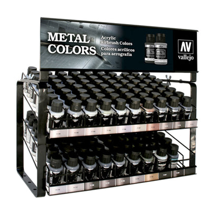 Hot Selling Supermarket Oil Paint Display Stand Metal Display Rack With Custom Logo — view 6