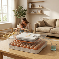 WONEGG 80% Choix des clients 56 Incubateur électrique automatique pour œufs de poule, caille et perroquet, Machine d'éclosion 50 œufs