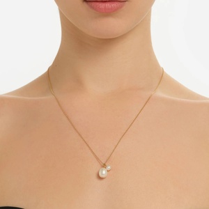 Colliers pendentifs <span class=keywords><strong>en</strong></span> <span class=keywords><strong>or</strong></span> 14 <span class=keywords><strong>carats</strong></span> avec perles, collier plaqué <span class=keywords><strong>or</strong></span>, dernières tendances de la mode, <span class=keywords><strong>bijoux</strong></span> minimalistes, collier à chaîne tendance - Product Image 2