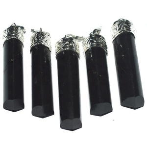 Tourmaline noire Crayon Pendentifs à vendre - Product Image 1