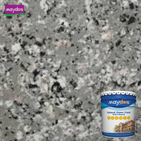 Maydos Revêtement Mural en Béton Effet Faux Marbre Lisse Texturé pour Extérieur