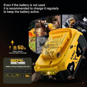 Nueva Batería DeWALT <span class=keywords><strong>20V</strong></span> DCB206 DCB205 2026 de Gran Capacidad, Compatible con Herramientas Inalámbricas DeWALT, Admite Venta Directa de Fábrica OEM - Product Image 4