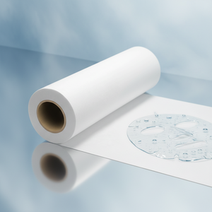 <span class=keywords><strong>Mascarilla</strong></span> Facial en Rollo de Tela Blanca con Textura Lisa, Semigel, Tónico Refrescante, Suave y Transparente - Product Image 1