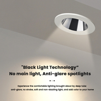 Projecteur de plafond Ip65 imperméable d'avant-toit d'extérieur de salle de bains de cuisine