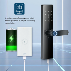 2025 Trending Tuya fabricante 5050 Keyless Electric Tuya Wifi Remote Lock & Keys Smart Electric Fingerprint Door <span class=keywords><strong>Timbre</strong></span> Lock - Product Image 6