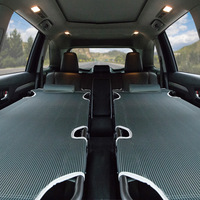 Lit de voiture pliable Portable copilote lit de couchage ajustement universel pour siège arrière Simple accessoire de Camping en plein air