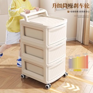 Tủ đựng đồ nhựa đa năng cao cấp 2/3/<span class=keywords><strong>4</strong></span>/5 tầng có bánh xe và ngăn kéo để sắp xếp đồ dùng trong phòng giặt hoặc tủ quần áo - Product Image 2