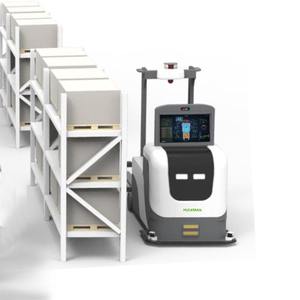 HULKMAN Factory AMR Robot 1,2 M/<span class=keywords><strong>S</strong></span> Velocidad de caminar <span class=keywords><strong>AGV</strong></span> Robot Carretilla elevadora láser <span class=keywords><strong>AGV</strong></span> LDB1500C para manejo de materiales industriales - Product Image 3