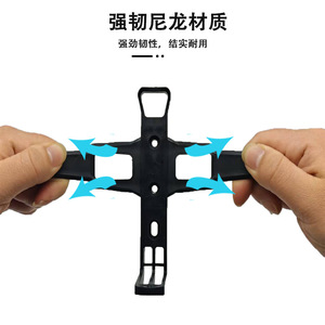 Soporte para botella de agua de liberación rápida, jaula ligera de nailon, plástico y acero para bicicleta de carretera y montaña, equipo de ciclismo - Product Image 4