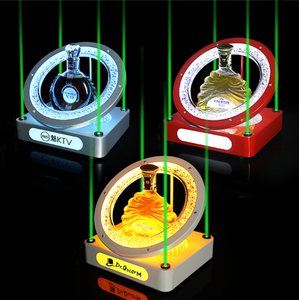 Металлическая светодиодная Подставка для бутылок вина - Product Image 2