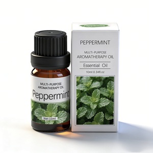 Huile Essentielle de Menthe Poivrée et d'Arbre à Thé (Melaleuca) 10/100 ml, 100% Pure et Naturelle, Extrait Herbal, Anti-Moustiques, Vente en Gros OEM/ODM - Product Image 2