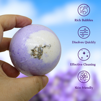Ensemble de bombes de bain en gros, bombes de bain aromathérapeutiques avec des fizzies de bain moussant biologiques, sel de bain moussant naturel