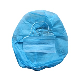 Capuche d'astronaute PP pour atelier de l'industrie alimentaire Casquette <span class=keywords><strong>Astro</strong></span> non tissée avec masque facial - Product Image 1