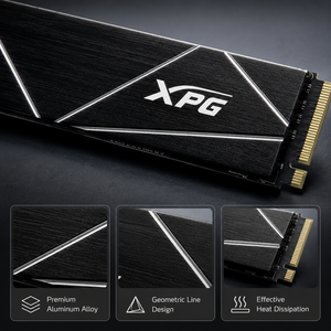 XPG M.2 NVMe SSD PCIe Gen 3.0 4.0 X4 2280 Solid State Drive dengan Heatsink Aluminium untuk Upgrade PC Gaming Laptop Desktop - Product Image 2