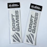 Autocollants personnalisés pour vitres de voiture Pack d'autocollants de transfert de véhicule en vinyle résistant aux UV pour l'extérieur avec carte d'en-tête