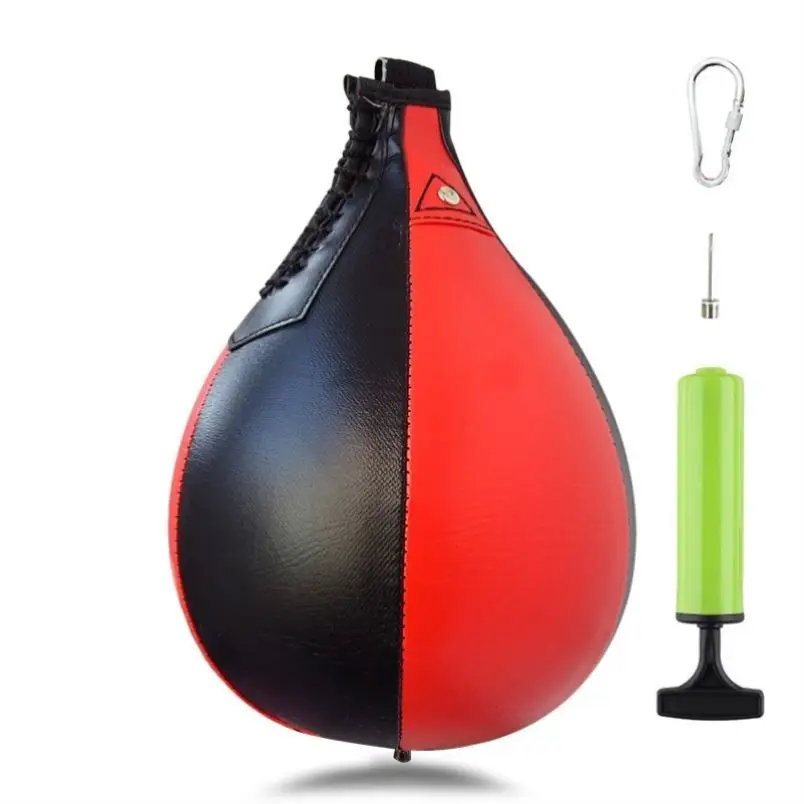 Sacca di velocità da boxe con pallina da boxe con pallina da boxe da boxe con pallina da boxe pallina da boxe in pelle Muay borsa girevole da appendere