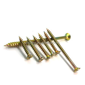 Vite autofilettante in metallo zincato in <span class=keywords><strong>acciaio</strong></span> al carbonio filettatura completa vite a ponte in legno truciolare con trasmissione quadrata - Product Image 1
