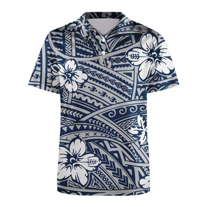 Camisas Hawaianas con Estampado Floral Polinesio Samoano, Estilo Isleño, Ropa de Verano para Hombre, Camiseta de Diseñador, <span class=keywords><strong>Polo</strong></span> para Hombre - Product Image 6